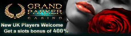 Get 400% slots bonus at Grand Parker